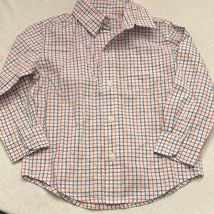 Janie and Jack Multicolor Checkered Button-Down Shirt